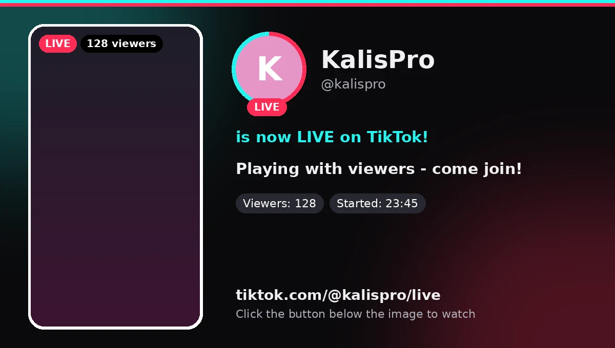 TikTok: going live