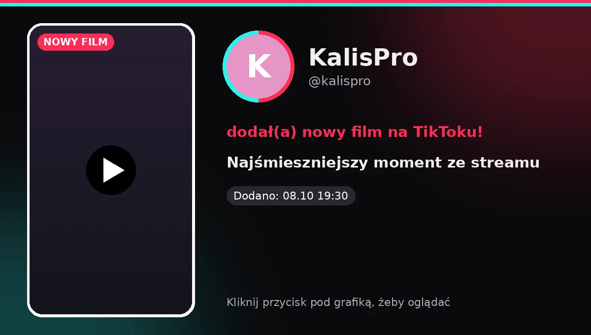 TikTok: nowy film